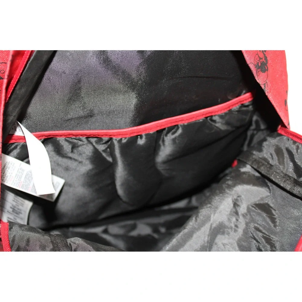 Disney Mickey Mouse Red Black Sketch Print Backpack Bookbag Laptop Sleeve